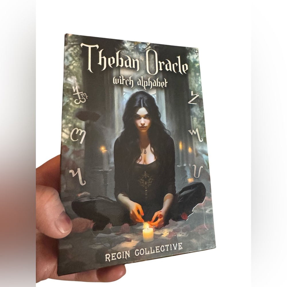 Theban Oracle Witch Alphabet Theban Guide Book Runes Tarot Oracle Cards